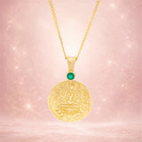 LOFT & DAUGHTER ~ Lakshmi Gold Coin Pendant Necklace