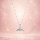 LOFT & DAUGHTER ~ Secret T-Bar Amulet Silver Necklace