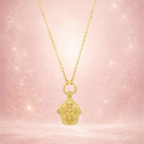 LOFT & DAUGHTER ~ Divinely Protected Locket Gold Vermeil Necklace