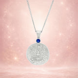 LOFT & DAUGHTER ~ Lakshmi Silver Coin Pendant Necklace