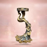 Vintage Peacock Candle Holder/Trinkets/Resin Incense Burner
