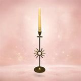 Vintage Rising Sun Candlestick Holder