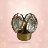 Vintage Crystal Tea-Light Candle Holder