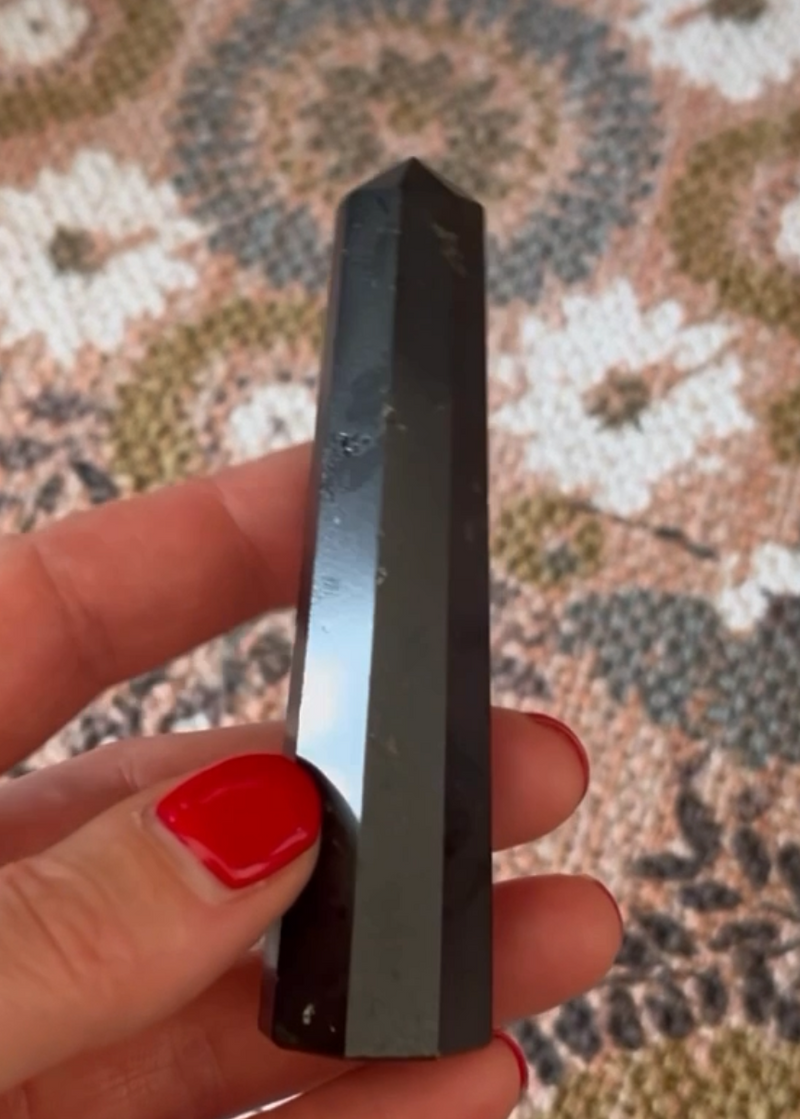 Black Tourmaline Obelisk