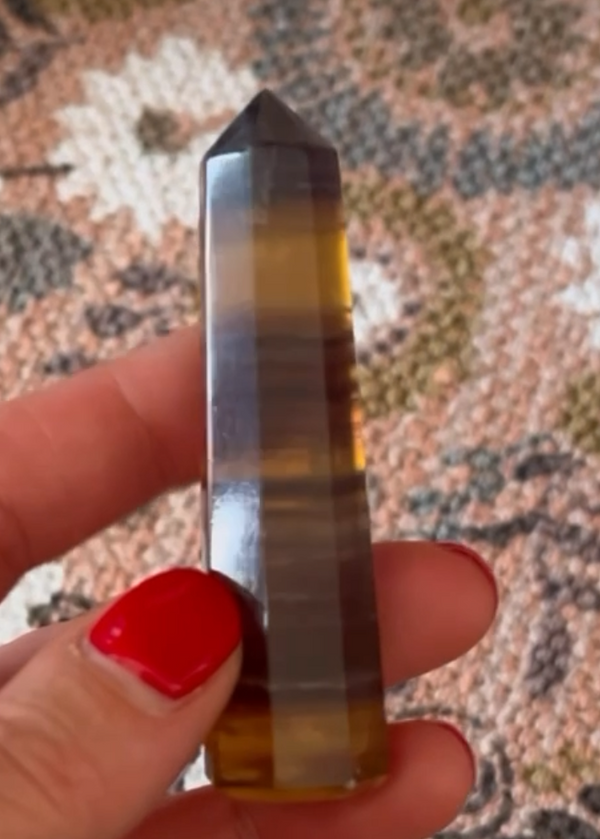 Yellow Fluorite Obelisk