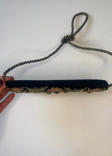 Antique Vintage Velvet Clutch Bag