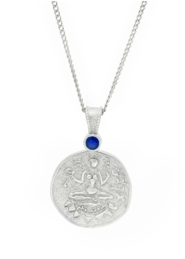 LOFT & DAUGHTER ~ Lakshmi Silver Coin Pendant Necklace