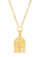 Kali Amulet Gold Pendant Necklace