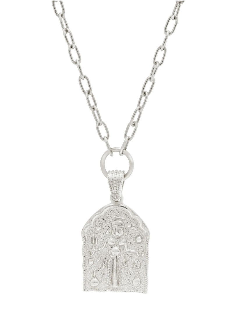 LOFT & DAUGHTER ~ Kali Amulet Silver Pendant Necklace