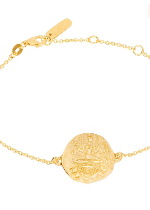 LOFT & DAUGHTER ~ Lakshmi Coin Gold Bracelet