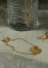 LOFT & DAUGHTER ~ Lakshmi Coin Gold Bracelet