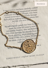 LOFT & DAUGHTER ~ Lakshmi Coin Gold Bracelet