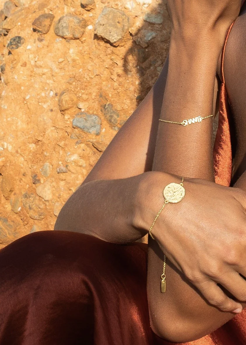 LOFT & DAUGHTER ~ Lakshmi Coin Gold Bracelet