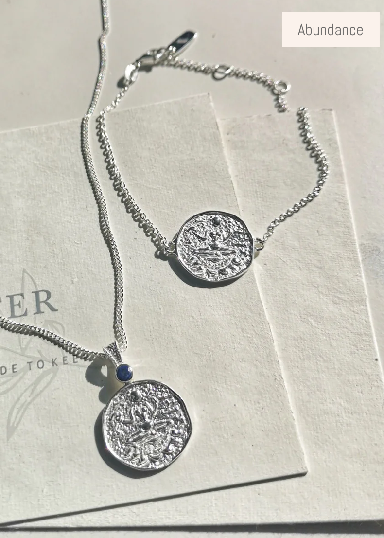 LOFT & DAUGHTER ~ Lakshmi Coin Silver Bracelet