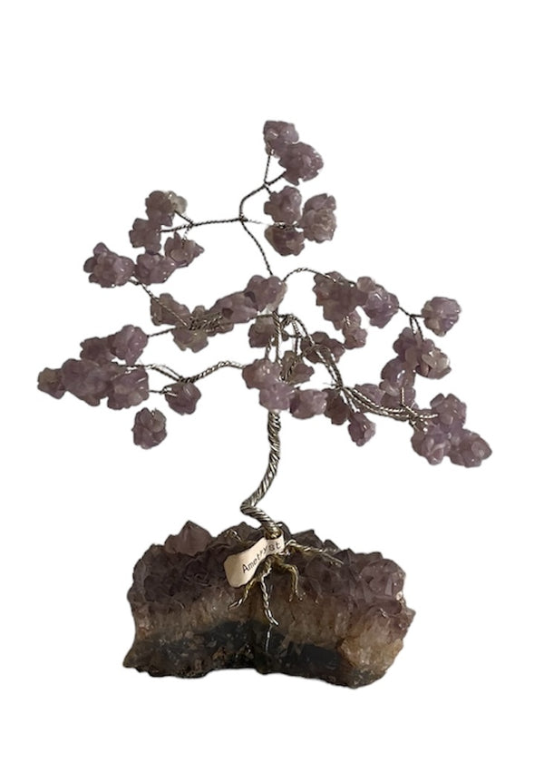 Vintage Amethyst Tree  H: ca. 18cm W: ca. 15cm D: ca. 10cm  Excellent condition