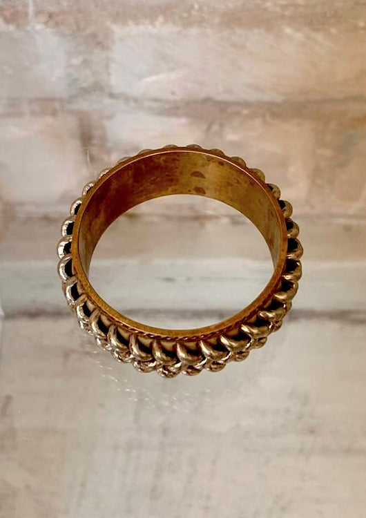 Beautiful Vintage 60s Indian Metal Bangle  Very good condition