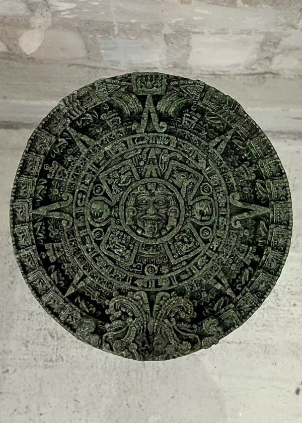 Beautiful Vintage Mayan Calendar Plaque with hook on the back to hang on the wall