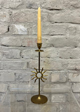 Vintage Rising Sun Candlestick Holder